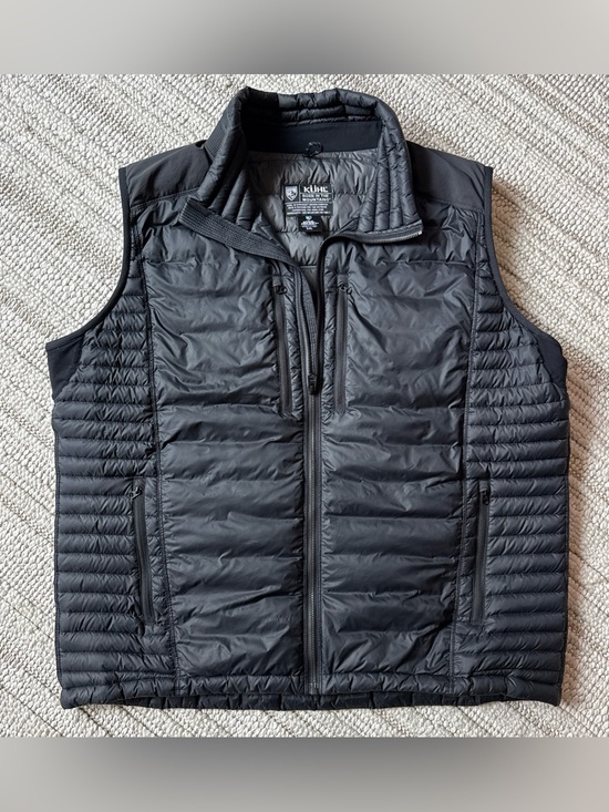 Kuhl Other - Kuhl Projekt Spyfire Vest Mens XXL Black Down Puffer Full Zip Goose Down